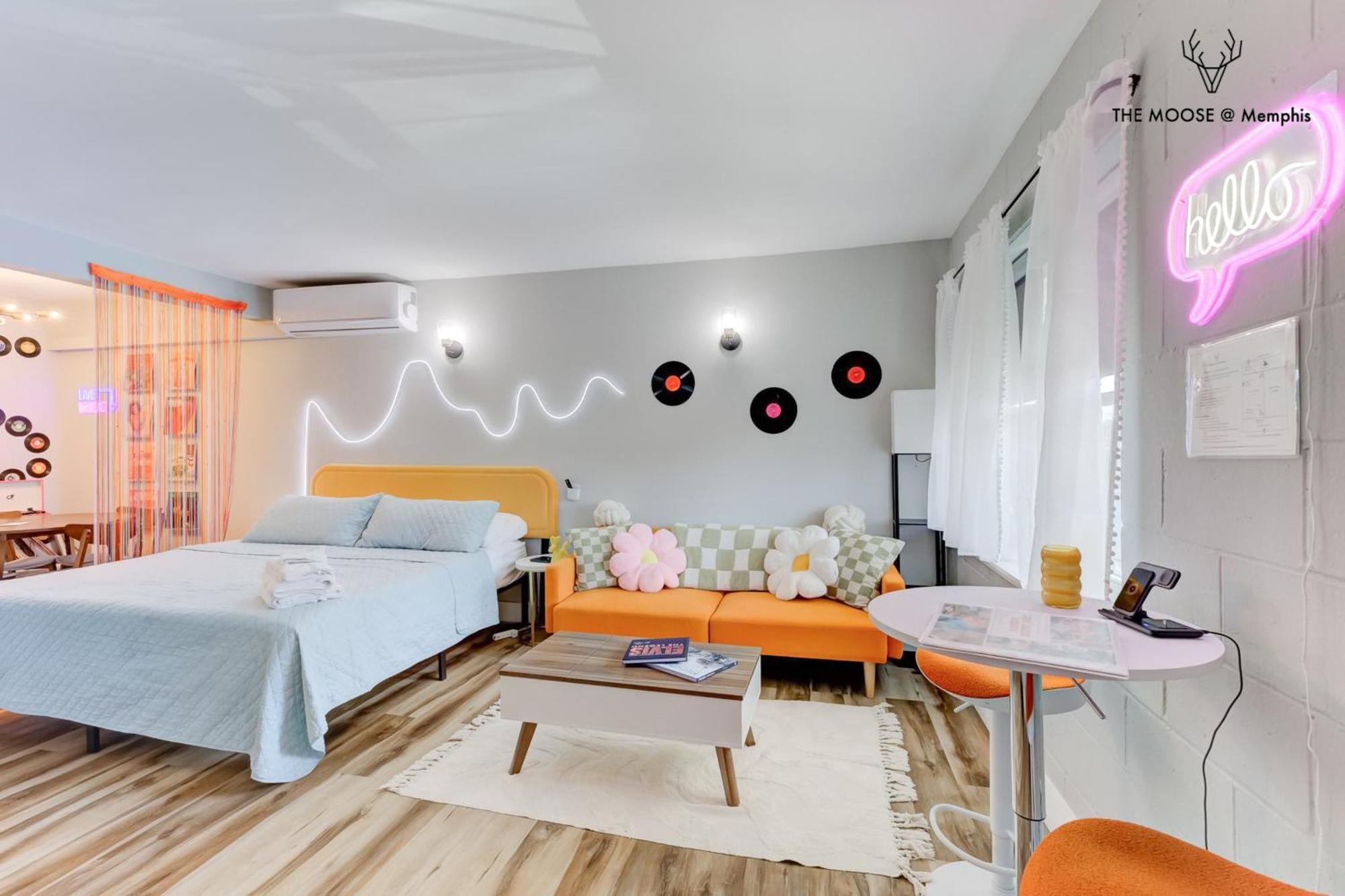 The Moose #10 - Stylish Loft With King Bed, Free Parking & Wi-Fi Apartment Memphis Exterior photo